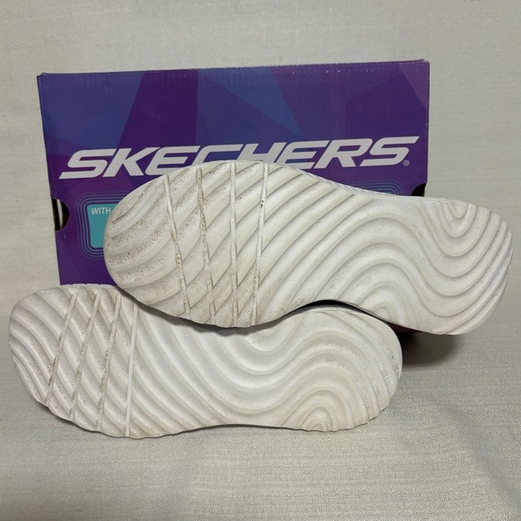 Skechers Lite-weight BOBS Sport Squad Chaos 6.5 Memory Foam Lace up sneaker MVE - Picture 15 of 16